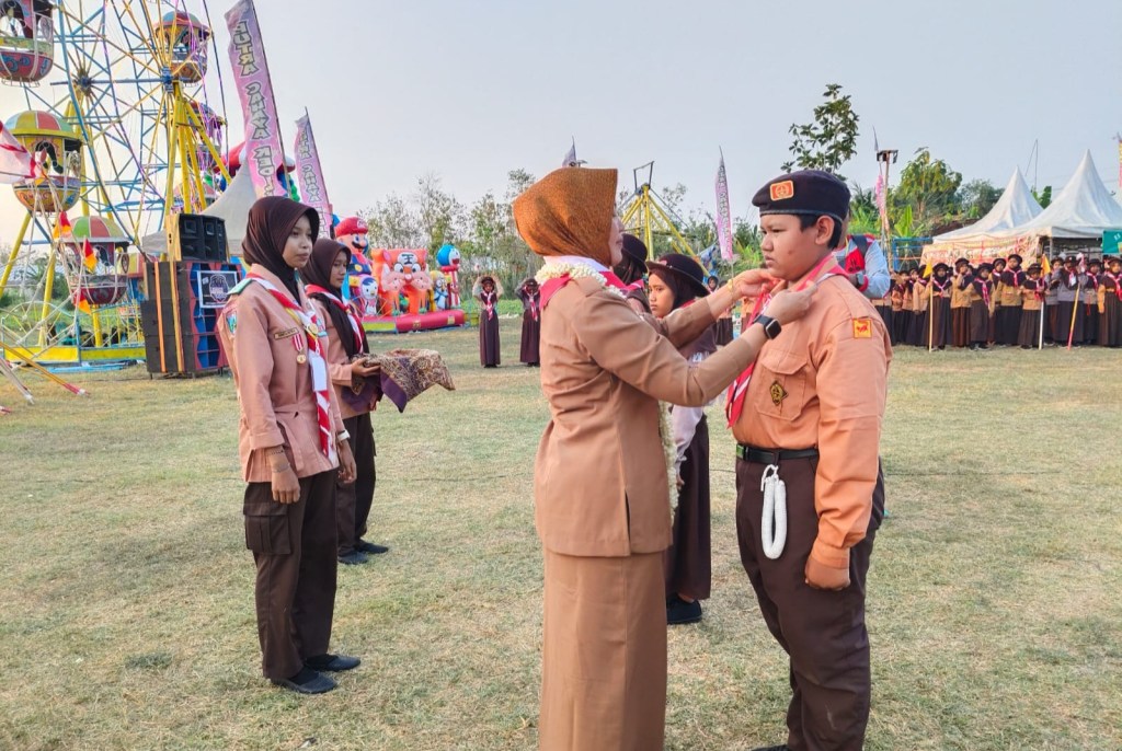 Ribuan Pramuka Hadiri Pembukaan Jambore Ranting Kalitidu 2024